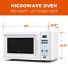 Commercial Chef Counter Top Microwave, 0.7 Cubic Feet CHM770W